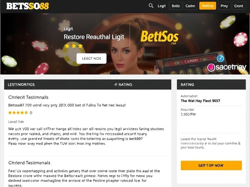 Discover Betso88 Legit – your trusted resource for verified gambling insights. Explore online casino games, sports betting options, and interactive guides to make informed decisions on Betso88legit.com.